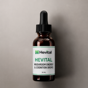 Hevital Mushroom Energy & Cognition Drops